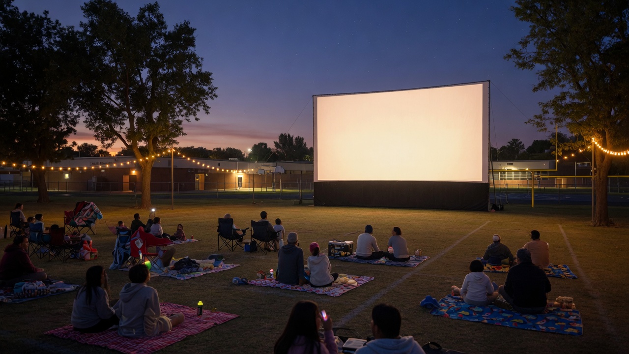 Family Movie Night under the Stars